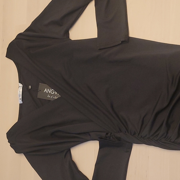 NWT ANGVNS Little Black Bodycon Dress - Picture 1 of 13